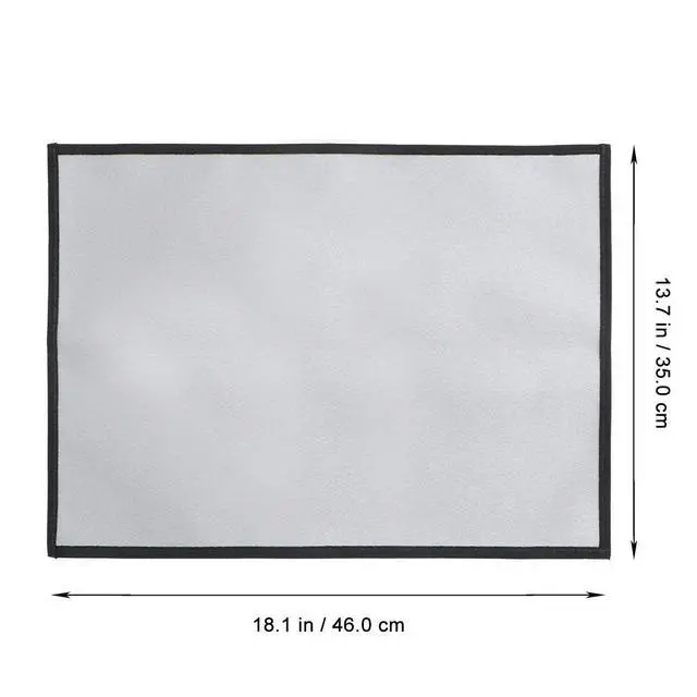 Alt view image 2 of 3 - 1Pcs Fire Resistance Blanket Silver Heat Resistant Cloth Emergency Survival Fire Blanket Kitchen Camping Barbecue