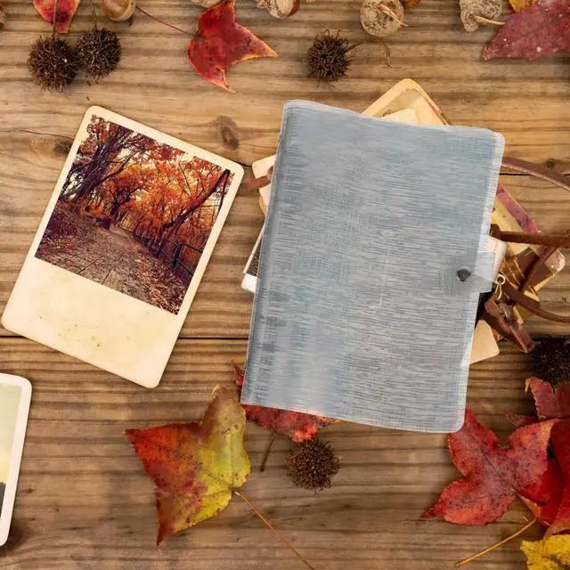 Alt view image 2 of 3 - Colorful A5 6-Ring Binder Cover Heavy Duty File Paper Holder for Office Study Document Organization Hand Account Protection