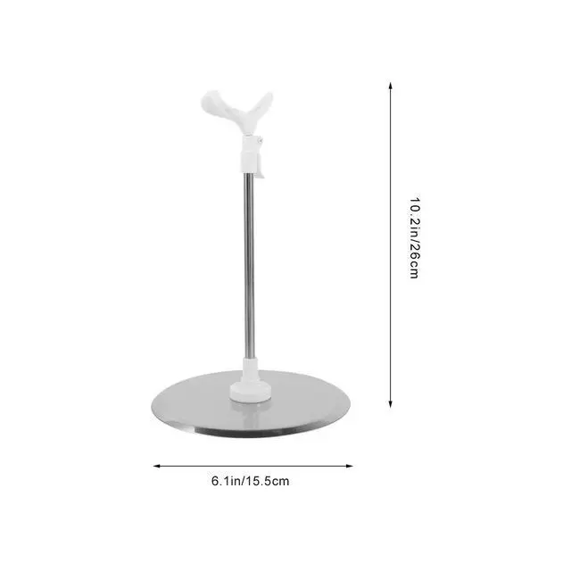 Alt view image 3 of 3 - Adjustable Support Frame Bedroom Display Rack Stand For Action Figures Telescopic Holder Showcase