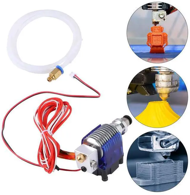Alt view image 3 of 3 - Extrusion Head J-Head Hotend l 3D Printer Parts Fan Cover Seamless Anti-Leakage Block 1.75 0.2mm Extruder Kit Compatible