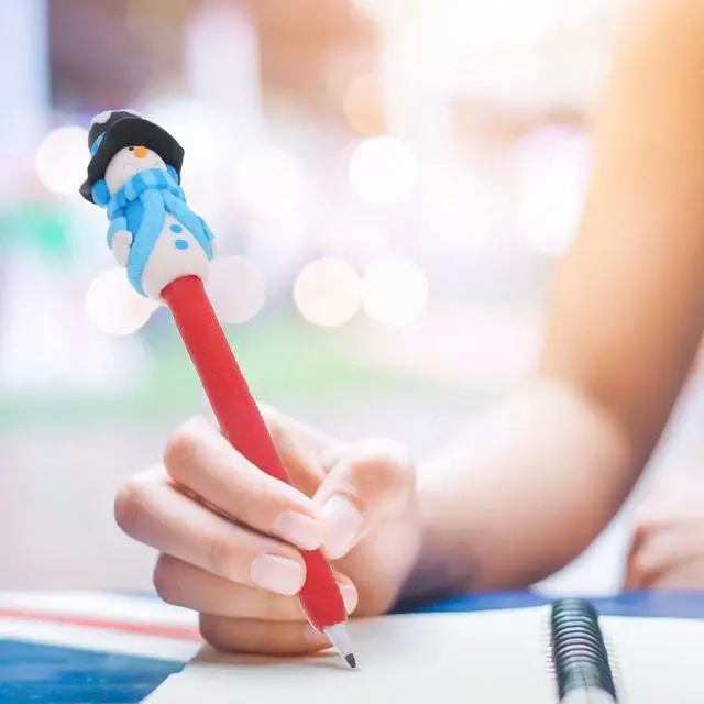 Main image of 4Pcs Christmas Pens Writing Pens Smooth Wear Resistant Office Student Supplies Signature Pen Gel Pen