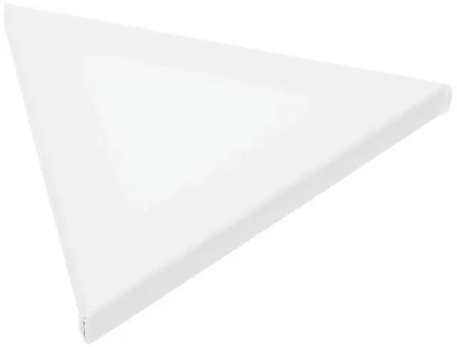 Alt view image 2 of 3 - 2Pcs Oil Painting Frame Cotton Drawing Board Triangle Style White 20Cm Creative Drawing Panel for Students and Hobbyists