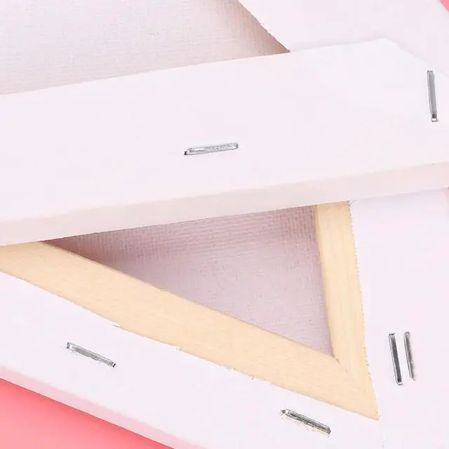 Main image of 2Pcs Oil Painting Frame Cotton Drawing Board Triangle Style White 20Cm Creative Drawing Panel for Students and Hobbyists