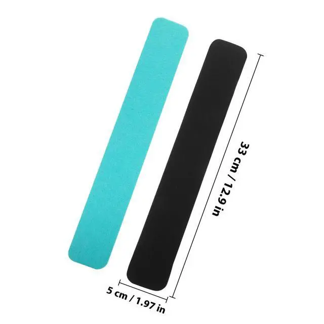 Alt view image 2 of 3 - 4Pcs Bulletin Board Strips Felt Cork Bulletin Bar Strip Self Stick Wall Board for Desk Study Work Life Organization Home Decor