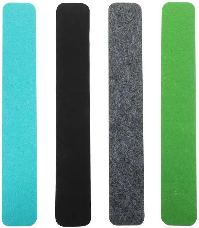 Main image of 4Pcs Bulletin Board Strips Felt Cork Bulletin Bar Strip Self Stick Wall Board for Desk Study Work Life Organization Home Decor