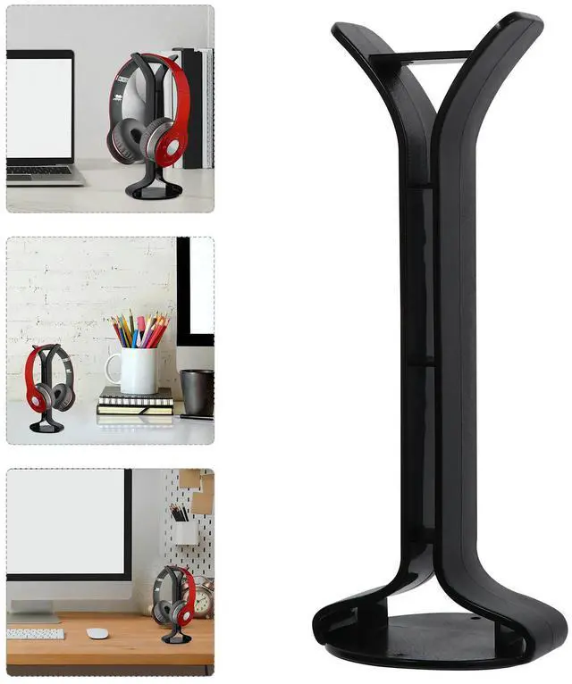 Main image of 1Pcs Compact Headset Desk Stand ABS Material Stable Headphone Display Rack for Home Office Dormitory Headset