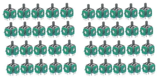 Main image of 40PCS For PS4 3D Analog Joystick Thumb Stick For Switch Pro/ ONE/PS4 Game Controller Joystick Potentiometer