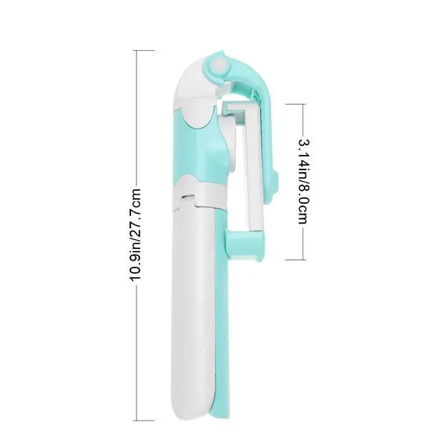 Alt view image 3 of 3 - Mobile Phone Tripod Selfie Stick Green Phone Holder Clip Stand Remote Self-Timer Tripod for phone Outdoor