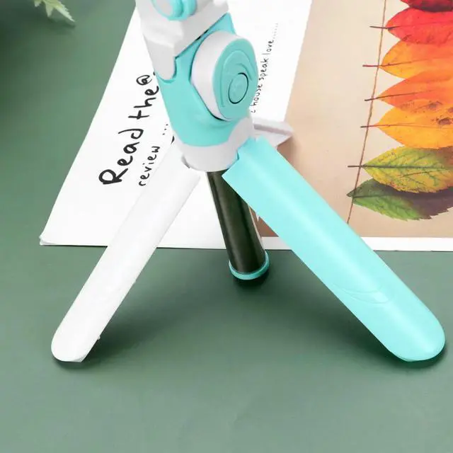 Alt view image 2 of 3 - Mobile Phone Tripod Selfie Stick Green Phone Holder Clip Stand Remote Self-Timer Tripod for phone Outdoor