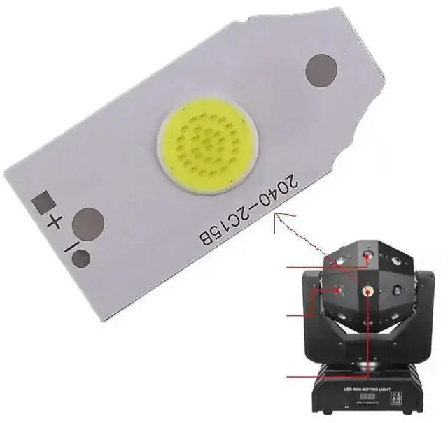 Main image of 5pc/lot 3W Full Whit Lamp For 16X3W LED Movng Head Light Bulb Source