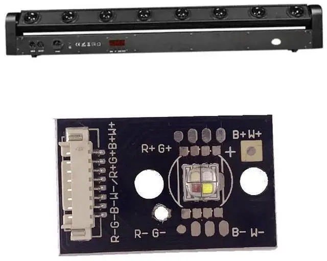 Main image of 4pc/lot LED Beam 8x12W RGBW Moving Head Lighting LED Lamp Replace Spare Part