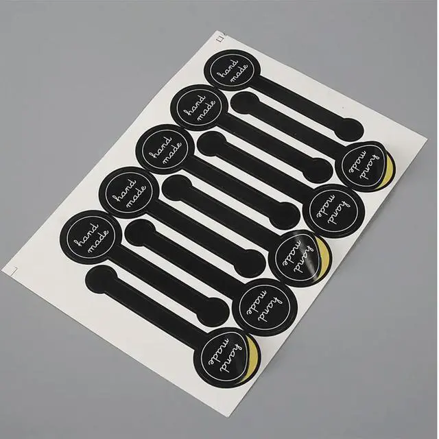 Alt view image 3 of 3 - 10Pcs 50 Sheets Letter Sealing Sticker Set Handmade Style Strong Adhesion DIY Gift Wrap els for Cake Boxes Notebook Furniture