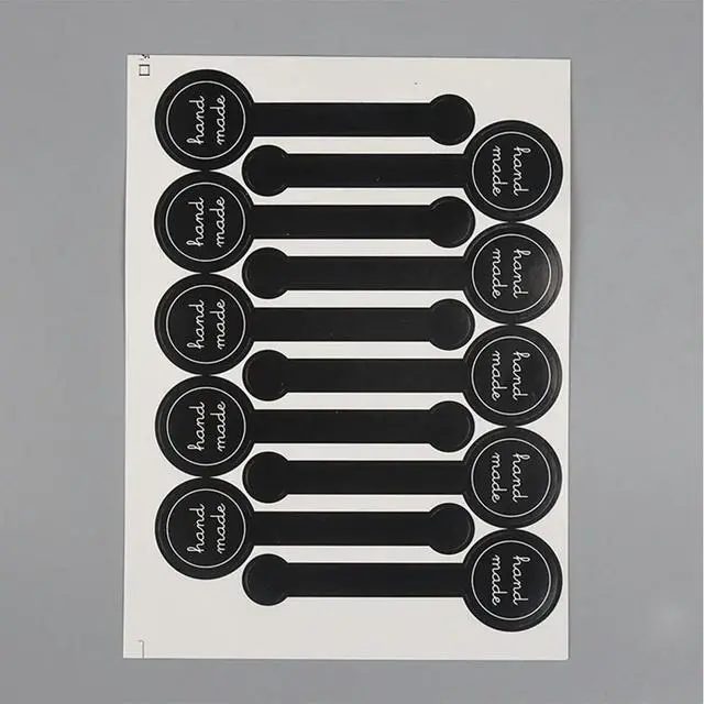 Alt view image 2 of 3 - 10Pcs 50 Sheets Letter Sealing Sticker Set Handmade Style Strong Adhesion DIY Gift Wrap els for Cake Boxes Notebook Furniture