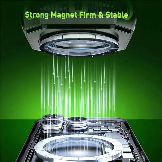 Alt view image 3 of 3 - Mobile Phone Freezing Radiator Magnetic Semiconductor Cooling Fan Radiator For Tablet Universal Game Cooler