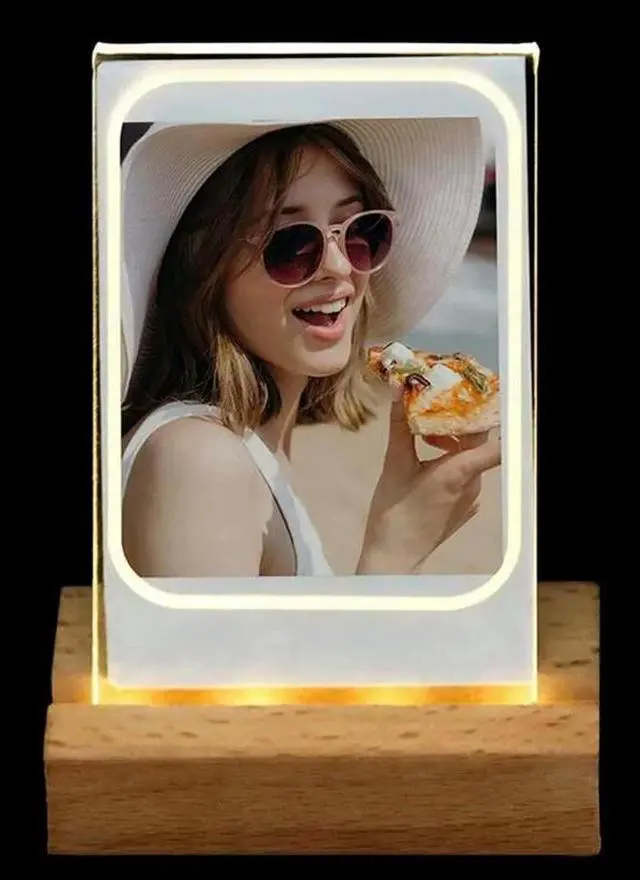 Main image of 4Pcs 3 Inch Frame For Fujifilm Instax Mini 12 Film LED Light Transparent Photo Frame For Instant Camera Mini 11