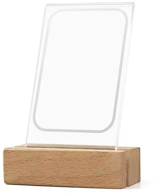Alt view image 2 of 3 - 4Pcs 3 Inch Frame For Fujifilm Instax Mini 12 Film LED Light Transparent Photo Frame For Instant Camera Mini 11