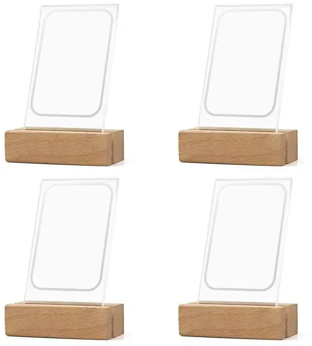 Alt view image 3 of 3 - 4Pcs 3 Inch Frame For Fujifilm Instax Mini 12 Film LED Light Transparent Photo Frame For Instant Camera Mini 11
