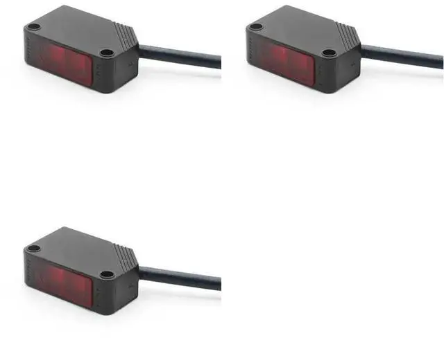 Main image of 3X E3Z-R61 NPN Photoelectric Sensor With Bracket Mirror Reflection Photoelectric Switch Sensor 2M Range