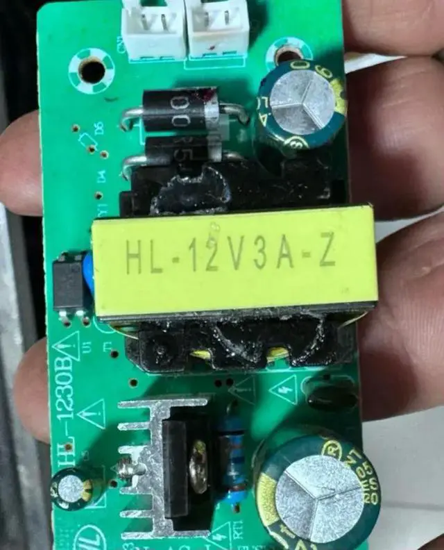 Alt view image 2 of 3 - HL60-12V5A-Q Replace HL-12V3A-Z 40W Power Supply For 9X10W Par Stage LED Par Light