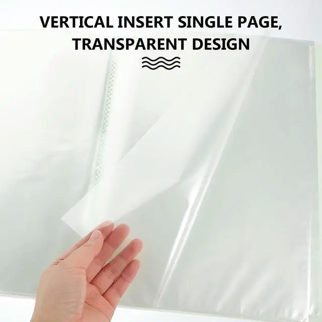 Alt view image 3 of 3 - Lovely Simple Transparent File Folder Document Organizer for Business Files Notes Presentations Artwork Paintings