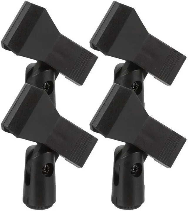 Alt view image 2 of 3 - 4Pcs Reliable Universal Mic Clips Plastic Microphone Holder for Dynamic Vocal Mics Home Studio Mic Accessories