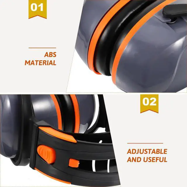 Alt view image 3 of 3 - Noise Reduction Earmuff Hearing Protection Ear Protector Adjustable Ear Protection Earmuff for Workshop Shooting Study Use