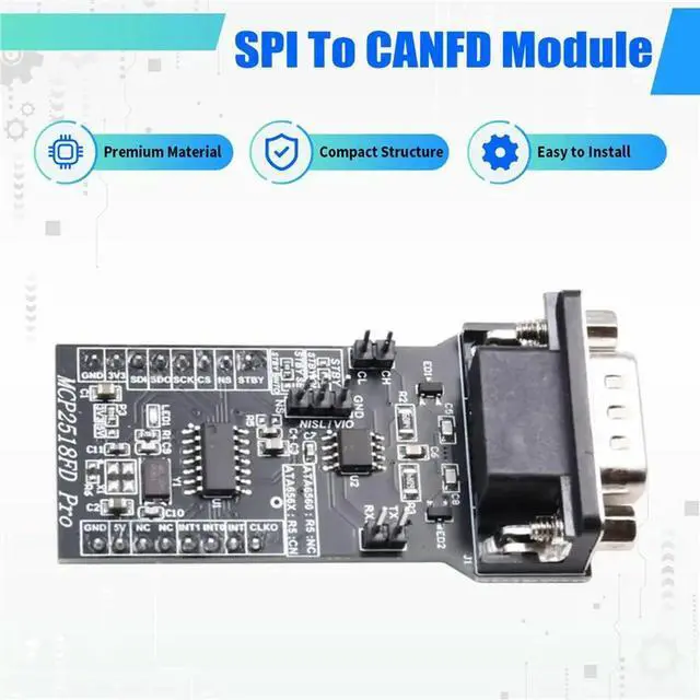 Alt view image 2 of 3 - MCP2518FD SPI To CAN FD Module ATA6560 Super MCP2515 Controller For CAM Bus Systems
