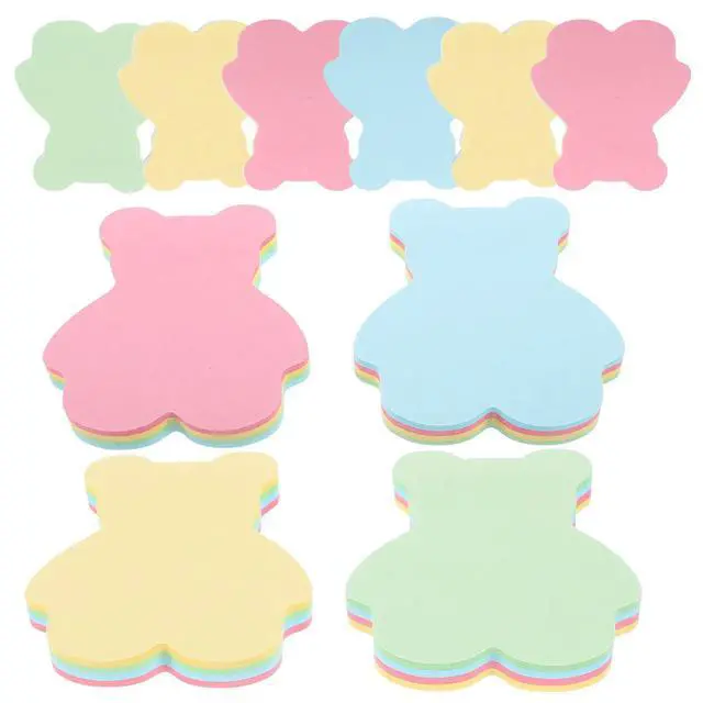 Alt view image 2 of 3 - 10 Units Compact Memo Pads Strong Adhesive Reusable Note Stickers Simple Design for Work Study to-Do Lists Diary Household