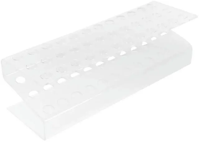 Alt view image 2 of 3 - Acrylic Pen Holder Display Stand 36 Holes for Eyebrow Pencils and Ballpoint Pens Clear Desk Organizer Modern Stylish Office Use