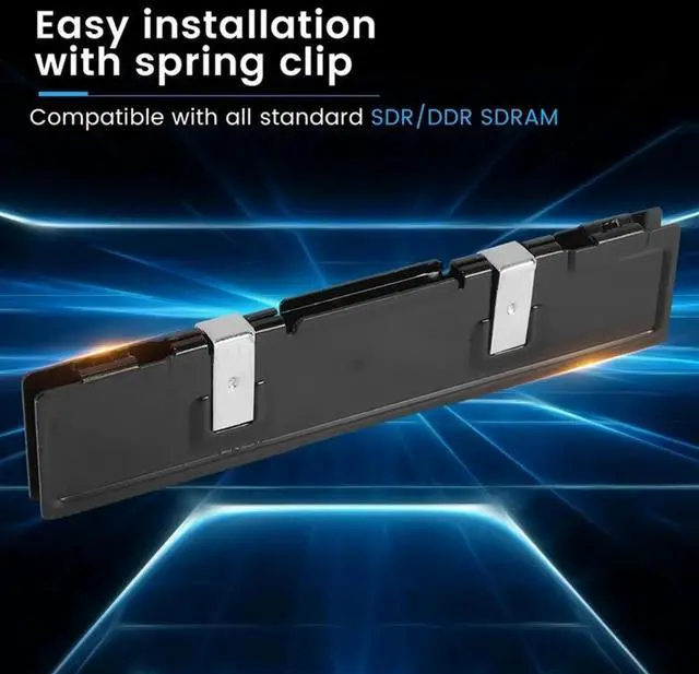 Alt view image 3 of 3 - 8Pcs Aluminum PC Memory Heatsink Shim Spreader Cooler Cooling for DDR RAM Memory Desktop Memory Radiator DDR2 DDR3 DDR4