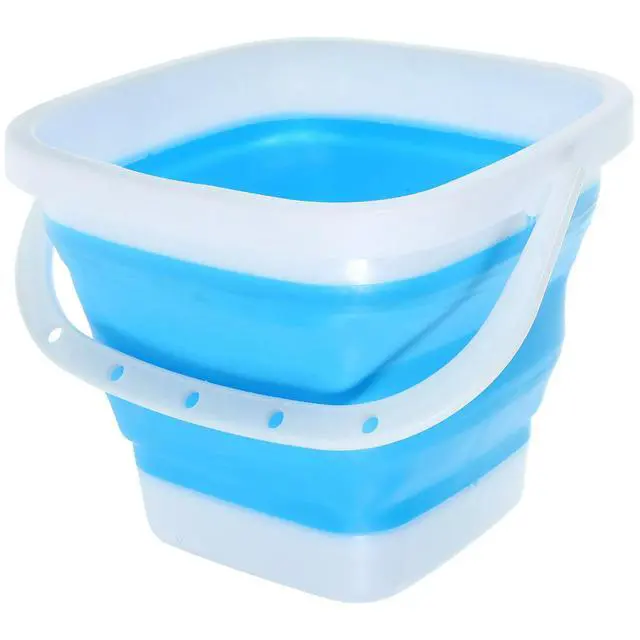 Alt view image 2 of 3 - 1Pcs Foldable Durable Silicone Brush Washing Bucket Thickened Painting Tool Barrel Cleaning Fishing