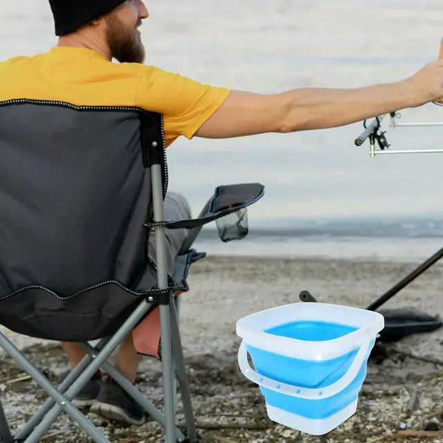 Main image of 1Pcs Foldable Durable Silicone Brush Washing Bucket Thickened Painting Tool Barrel Cleaning Fishing