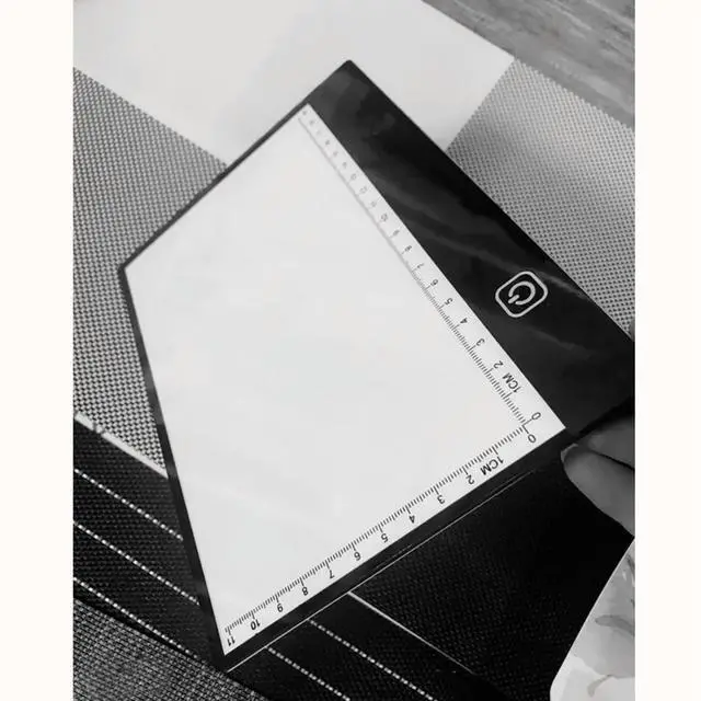 Alt view image 2 of 3 - A5 Size Touch Control LED Drawing Board with Uniform Brightness Eye Protection Cool Operation Gift for Students Artists Home