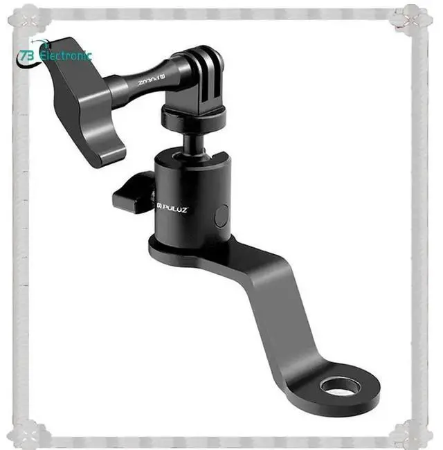 Main image of PULUZ Aluminum Alloy Rearview Mirror Holder Mount For Motorcycle Action Camera Accessories
