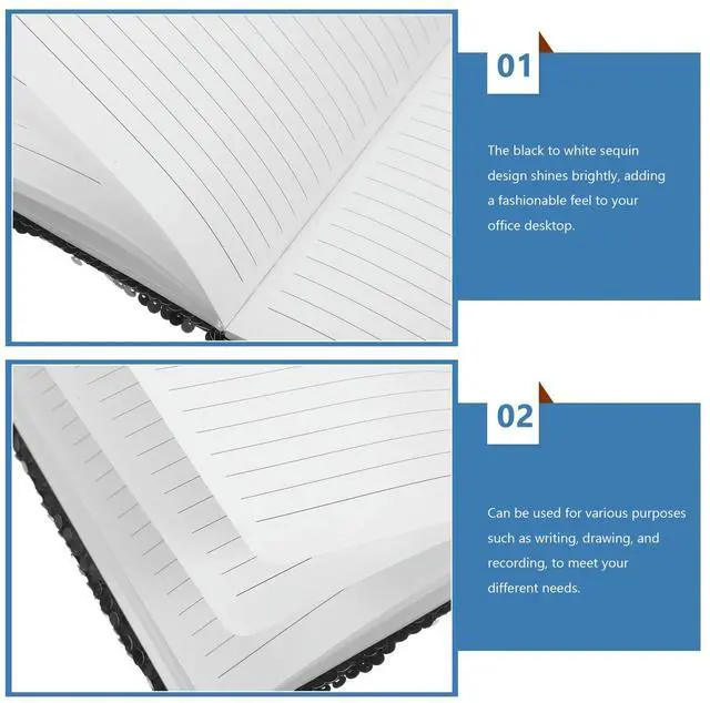 Alt view image 2 of 3 - Fish Scale Design Planner Notepad Daily Organizer Notebook Smooth Writing Wear-Resistant For Office School Home Use
