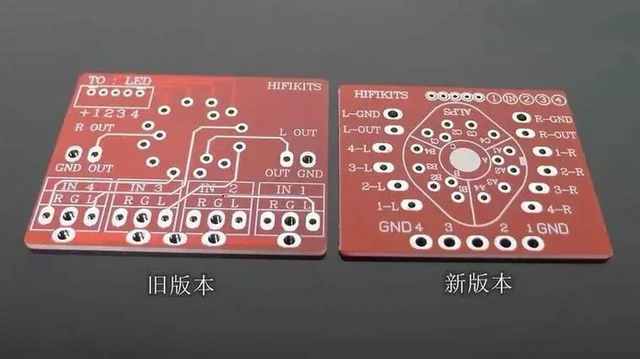 Alt view image 3 of 3 - ALPS 3 knife 4 gear signal selector switch supporting PCB