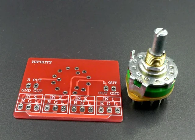 Main image of ALPS 3 knife 4 gear signal selector switch supporting PCB