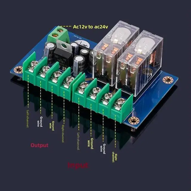 Alt view image 2 of 3 - Protection Board Dual Relay Board Kit For Japan For Japanese Speaker Amplifier UP C1237