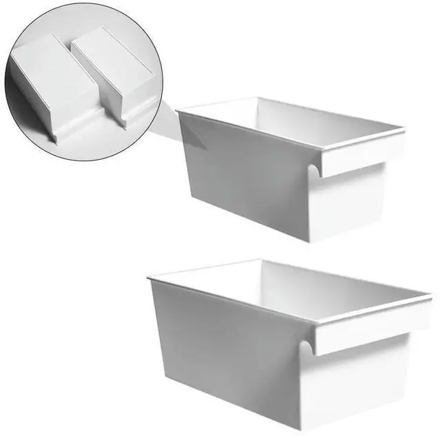 Main image of 2Pcs Premium PP el Box Sorting Organizing Box for Kitchen Bathroom Living Room Table Fruits Bottles Cans Snacks