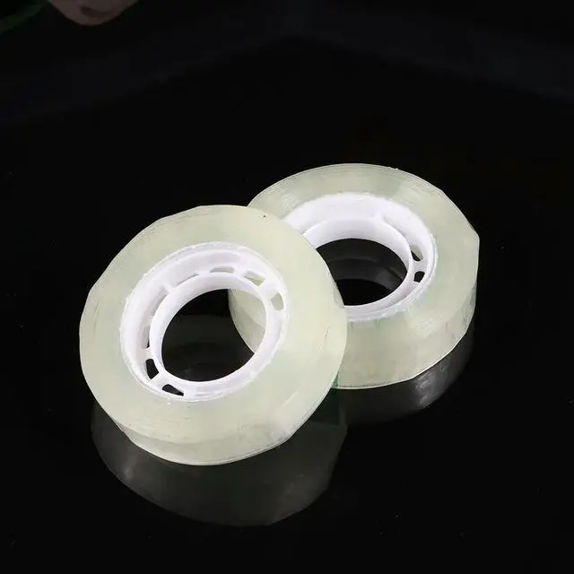 Alt view image 3 of 3 - 24Pcs Transparent Clear Tape Strong Adhesive High Viscosity for School Office Home Gift Packing Student Stationery Tape