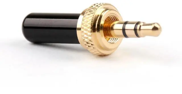 Alt view image 3 of 3 - 20Pcs 3.5Mm Plugs l Connector Mini 3.5Mm Screw Lock Stereo Jack Plug With M6 Internal Thread