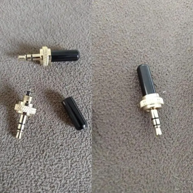 Main image of 20Pcs 3.5Mm Plugs l Connector Mini 3.5Mm Screw Lock Stereo Jack Plug With M6 Internal Thread