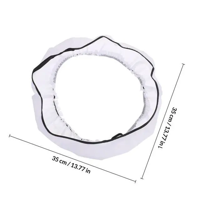 Alt view image 2 of 3 - Foldable 14 Inch Ring Flash Diffuser Cover Softbox for Portrait Product Photography Beauty Studio Flash Diffuser