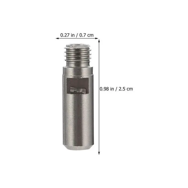 Alt view image 2 of 3 - 5Pcs Thermal Heat Break Throat for Extruder 3D Printer Hotend Throat Tube Heat Resistant Anti Corrosion Stable Solid