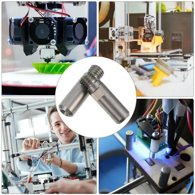 Main image of 5Pcs Thermal Heat Break Throat for Extruder 3D Printer Hotend Throat Tube Heat Resistant Anti Corrosion Stable Solid