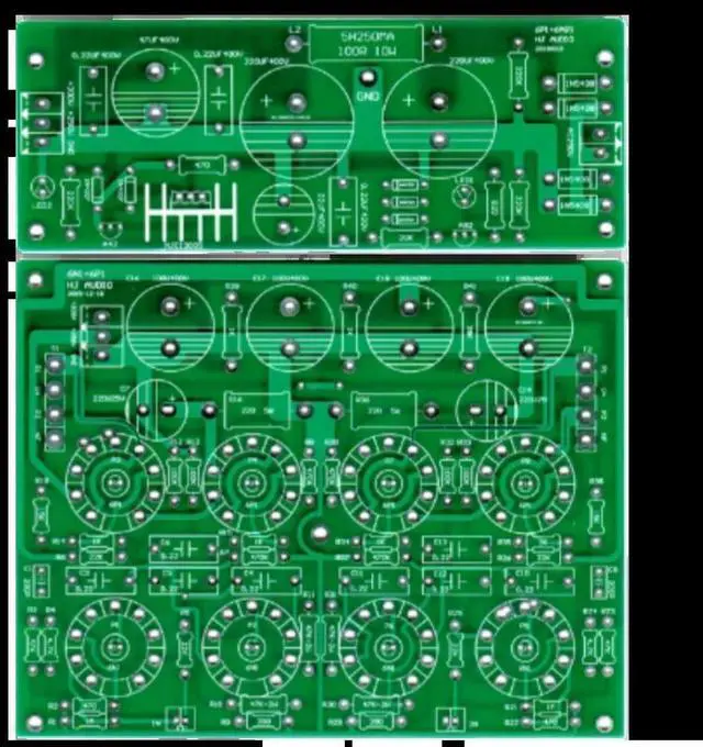Main image of Huaji audio tube bile machine amplifier ST-6P1PP 2*10W push-pull merge machine PCB circuit board
