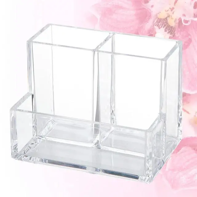 Alt view image 3 of 3 - 1Pcs Space Saving Acrylic Desktop Organizer Transparent Case for Office Supplies School Essentials Keys Wallets Jewelry