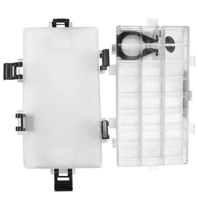 Alt view image 3 of 3 - 1Pcs 24-Grid Large Capacity Transparent Color Mixing Box for Artists Manicurists Painters Watercolor Pigment Holder Nail Art