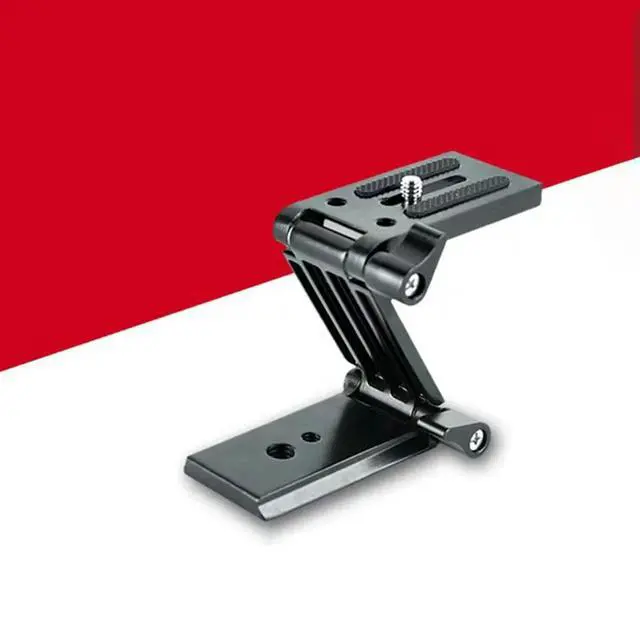 Alt view image 3 of 3 - Z Shape Tripod Head Bracket Cnc Aluminum Lightweight Tilt Mount for Monopod Slider Rail Camera Cage Stabilizer