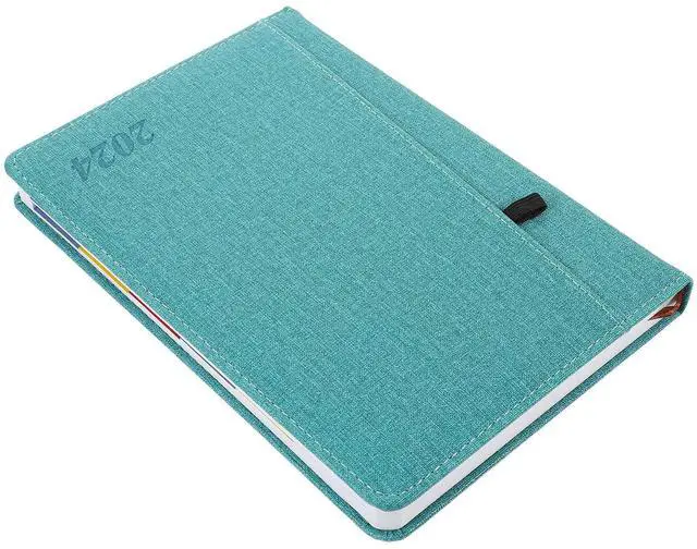 Main image of Planner Notebook 2024 Daily Schedule Time Management Academic Planner Notepad Office Study Student Agenda Recording